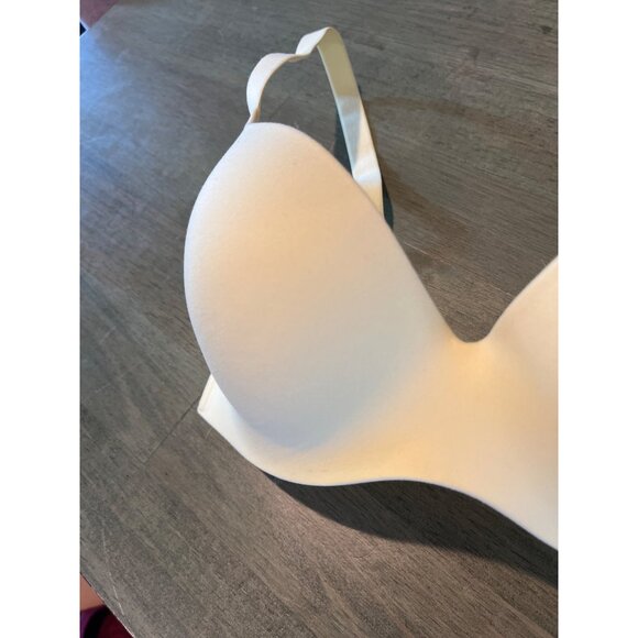 Soma Enbliss Ivory Lightly Lined Demi Bra Size 34DD - Picture 2 of 6